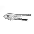 Teng Tools 7" Plated, Round & Flat Power Locking Grip Pliers -  40 401-7